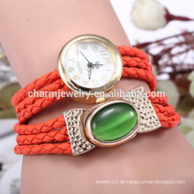 Neueste Armbanduhr mit echtem Lederband / Dame Armbanduhren für Frauen BWL021